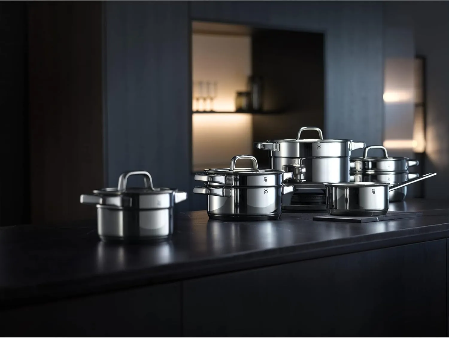 WMF Damper Insert 16 cm, Material: Polished Cromargan 18/10 Stainless Steel, rustproof, Dishwasher, Acid, Oven-Safe, Heat-Resistant up to 250 °C