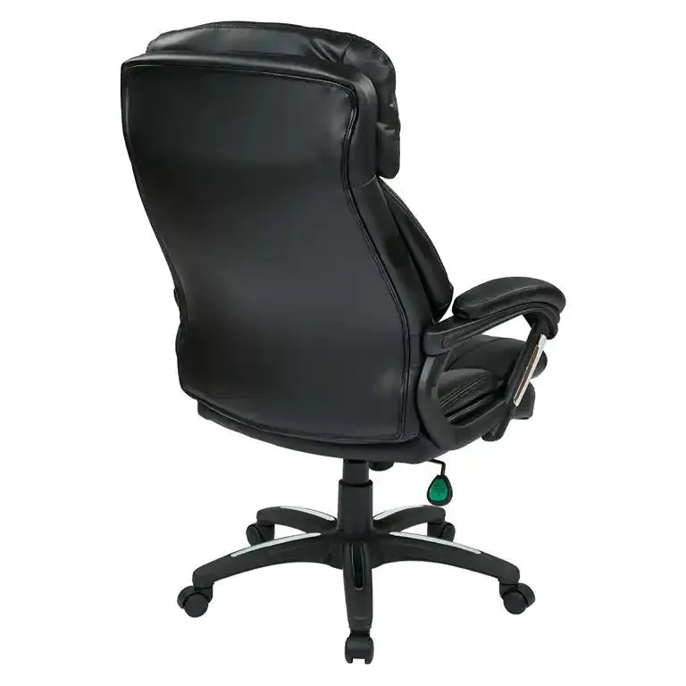 WorkSmart Oversized Faux Leather Executive Chair FL9097-U6