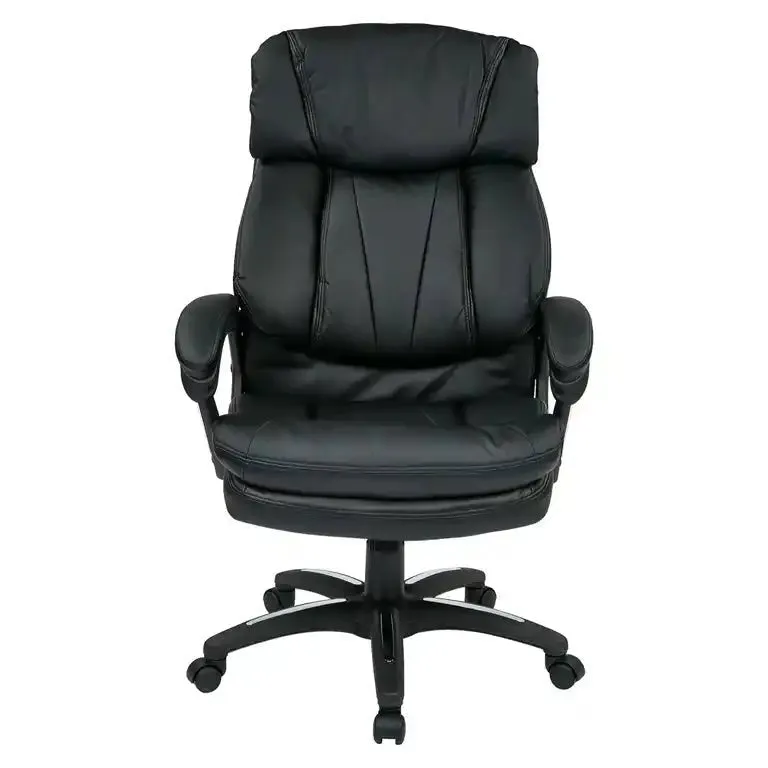WorkSmart Oversized Faux Leather Executive Chair FL9097-U6