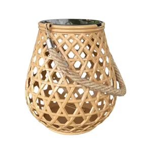 Woven Solar Lantern Light