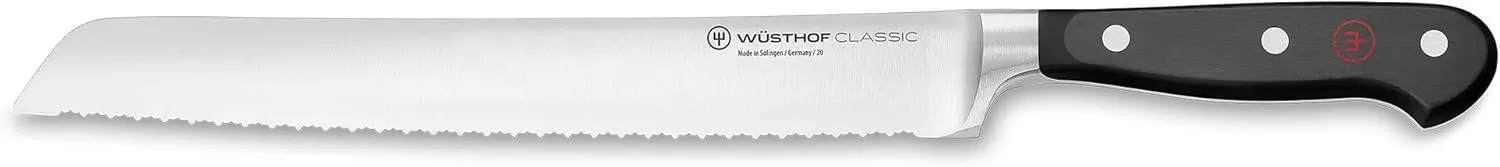 WÜSTHOF Classic 9" Bread Knife, Silver