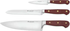 WÜSTHOF Classic Tasty Sumac 3-Piece Chef's Knife Set