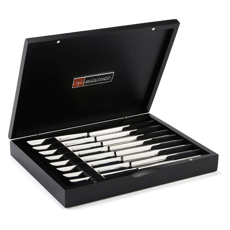 Wüsthof Steak Knife Set in Wooden Chest