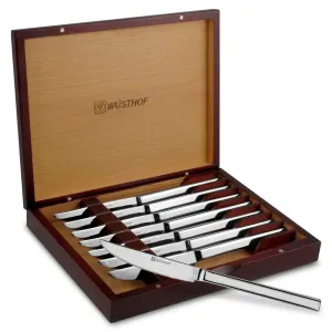 Wüsthof Steak Knife Set in Wooden Chest