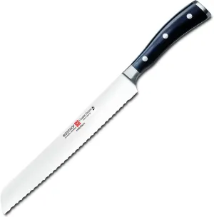 Wusthof Classic Ikon 8-Inch Bread Knife, Black