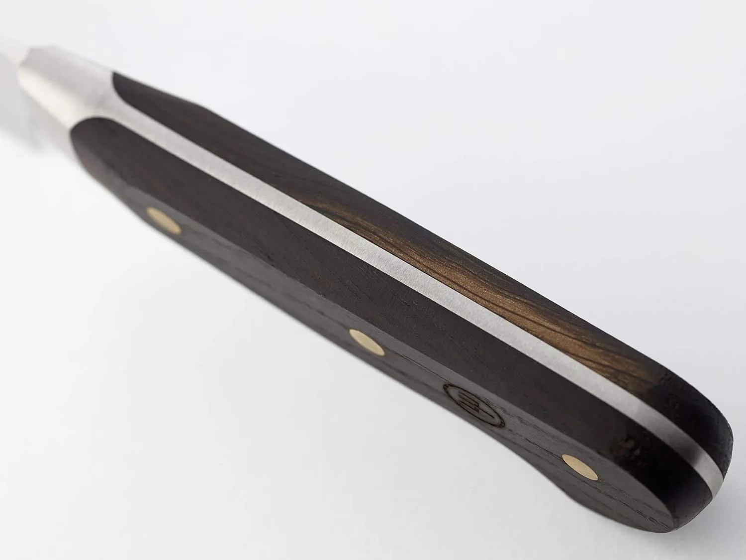 Wusthof Crafter 9" Stainless Steel Double-Serrated Bread Knife with Smoked Oak Handle