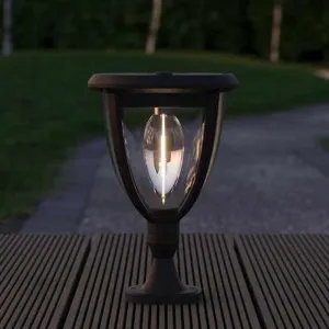 x3 Guildford 3-in-1 Solar Wall, Garden & Pillar Lights