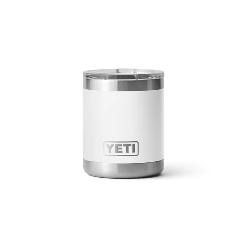 YETI RAMBLER 10OZ (296ML) LOWBALL W/ MAGSLIDER LID - WHITE