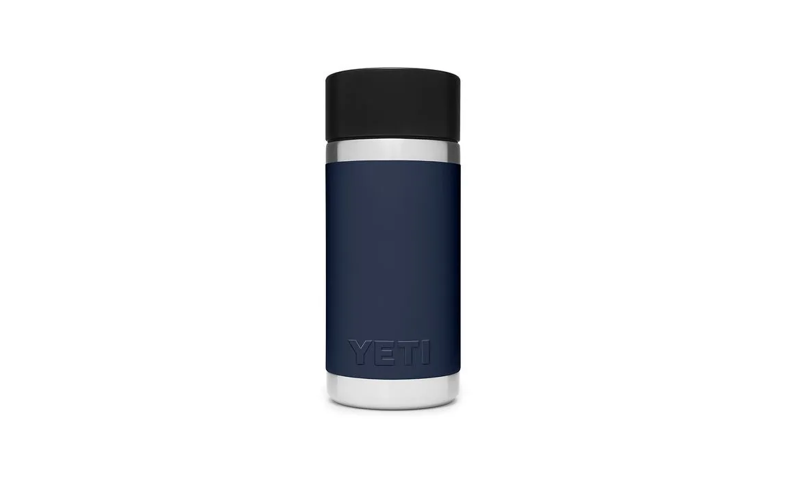 YETI RAMBLER 12 OZ BOTTLE W/ HOTSHOT CAP (355ML) - NAVY