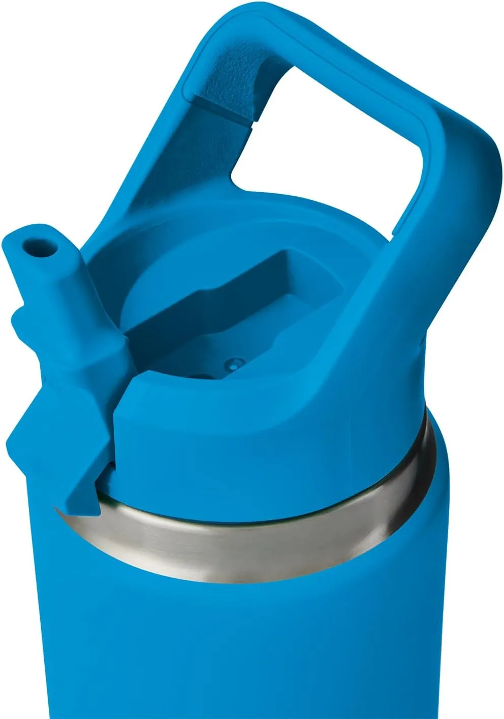 YETI Rambler 26 oz Bottle, Vacuum Insulated, Stainless Steel with Color Matching Straw Cap