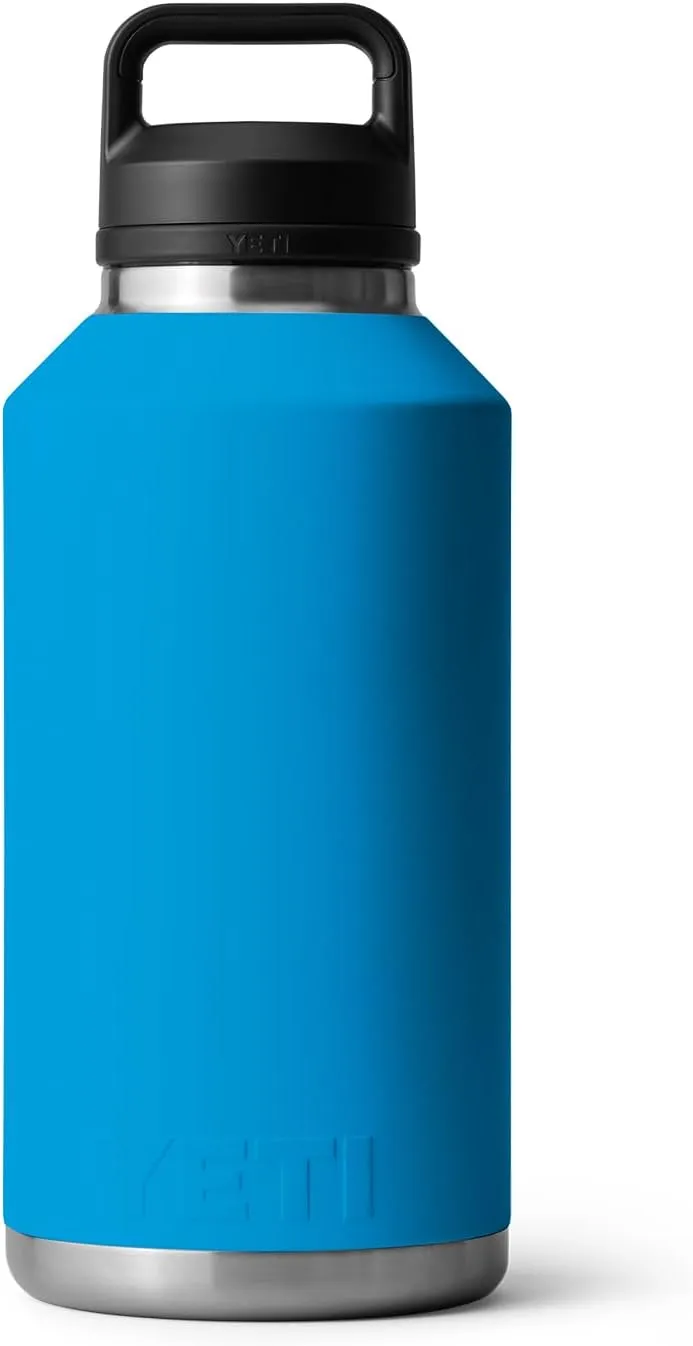 YETI Rambler 64 oz Bottle, Vacuum Insulated, Leakproof, Stainless Steel with Chug Cap, Big Wave Blue