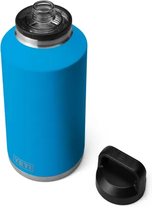 YETI Rambler 64 oz Bottle, Vacuum Insulated, Leakproof, Stainless Steel with Chug Cap, Big Wave Blue