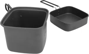 Yosoo Aluminium Lightweight Camping Cook Pot Set for Outdoor Activities