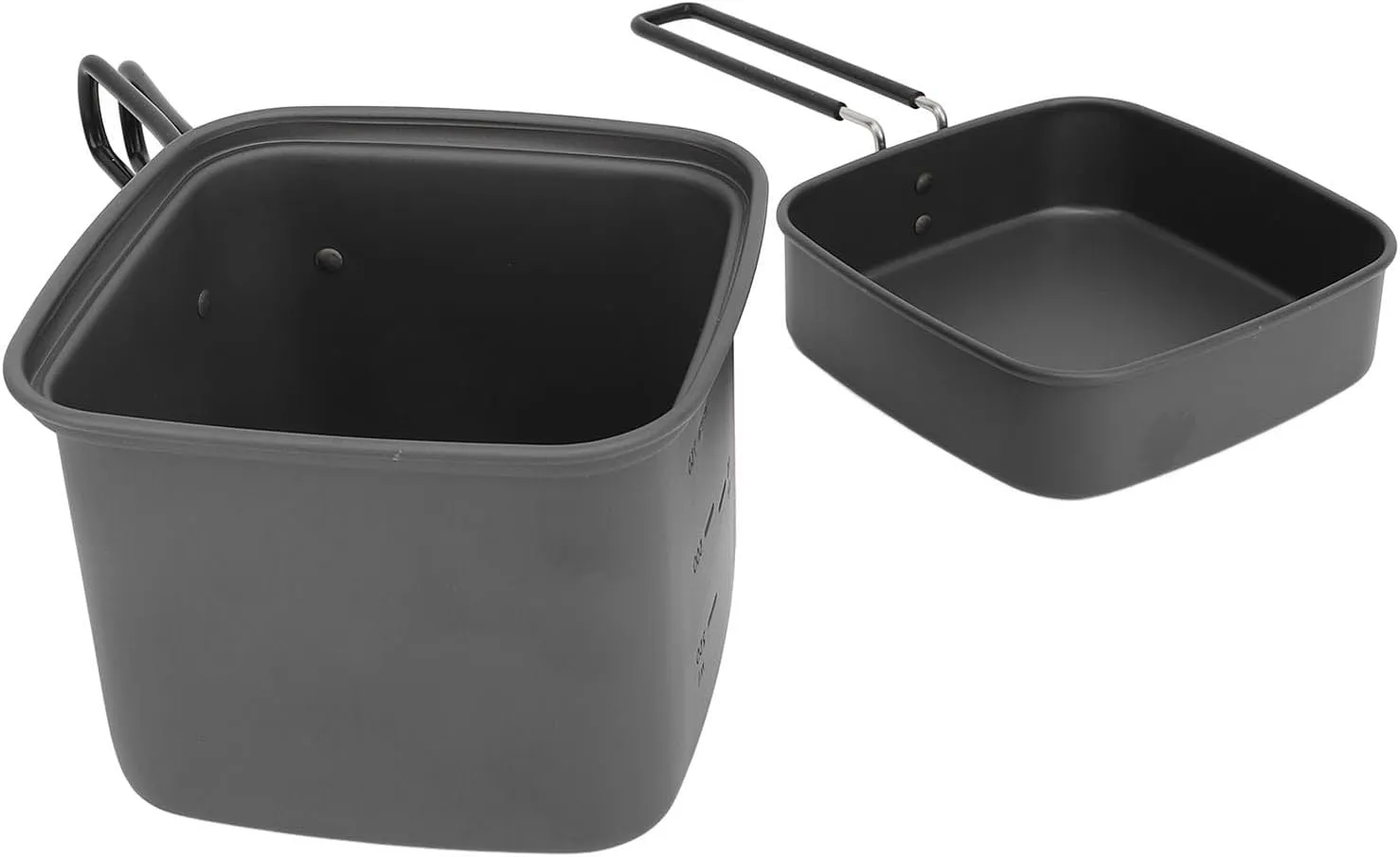 Yosoo Aluminium Lightweight Camping Cook Pot Set for Outdoor Activities