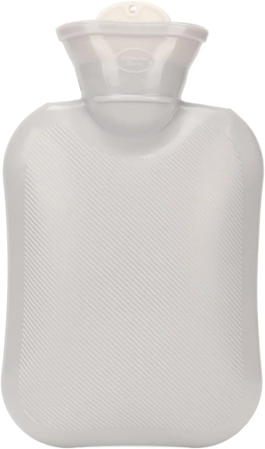 ZJchao 500ML Hot Water Bag, Leak Proof PVC Warm Water Bottle for Winter, with Multi Part Application, for Home and Outdoor Use (Grey)