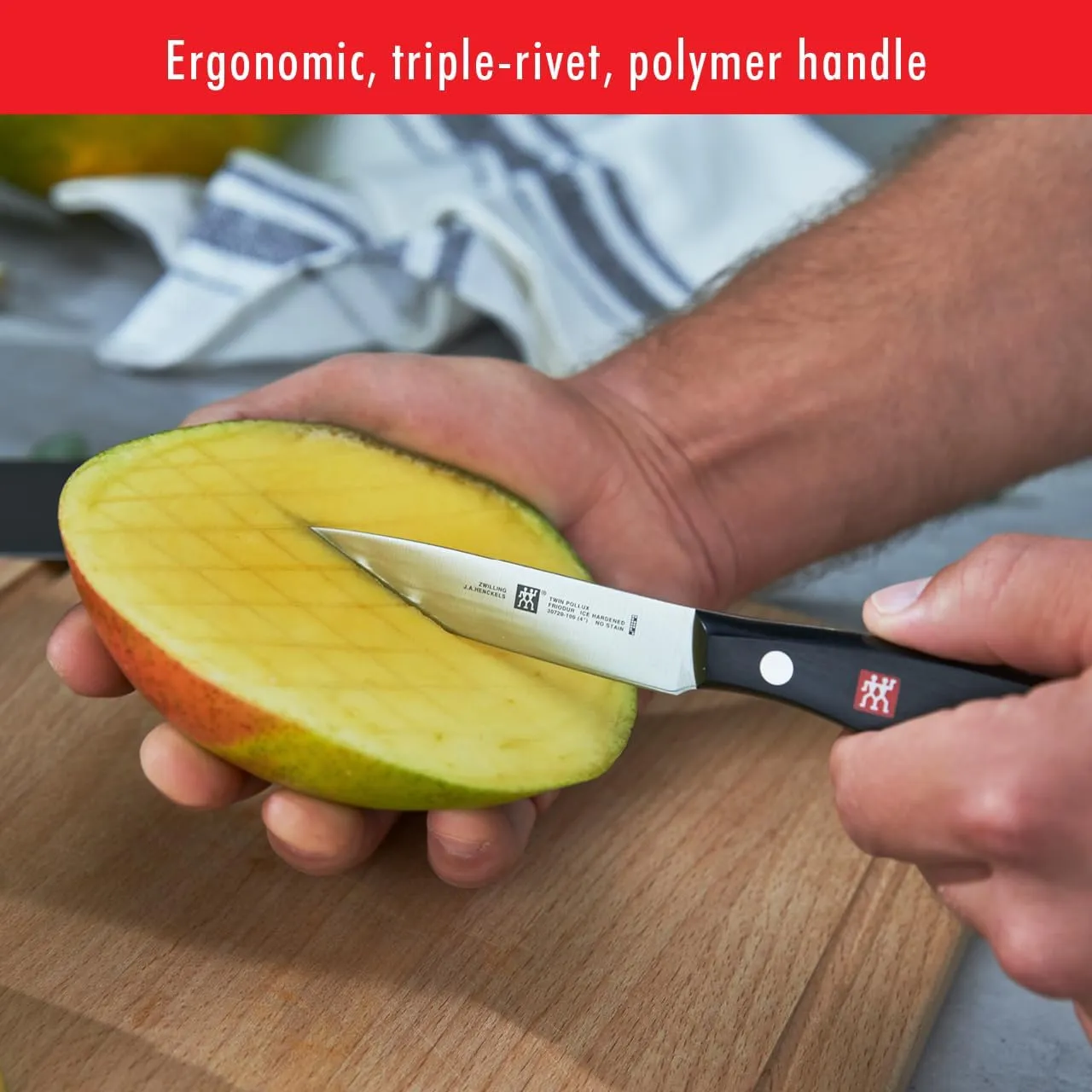 ZWILLING Twin Signature 7-Piece German Knife Set with Block, Razor-Sharp, Made in Company-Owned German Factory with Special Formula Steel perfected for almost 300 Years, Dishwasher Safe